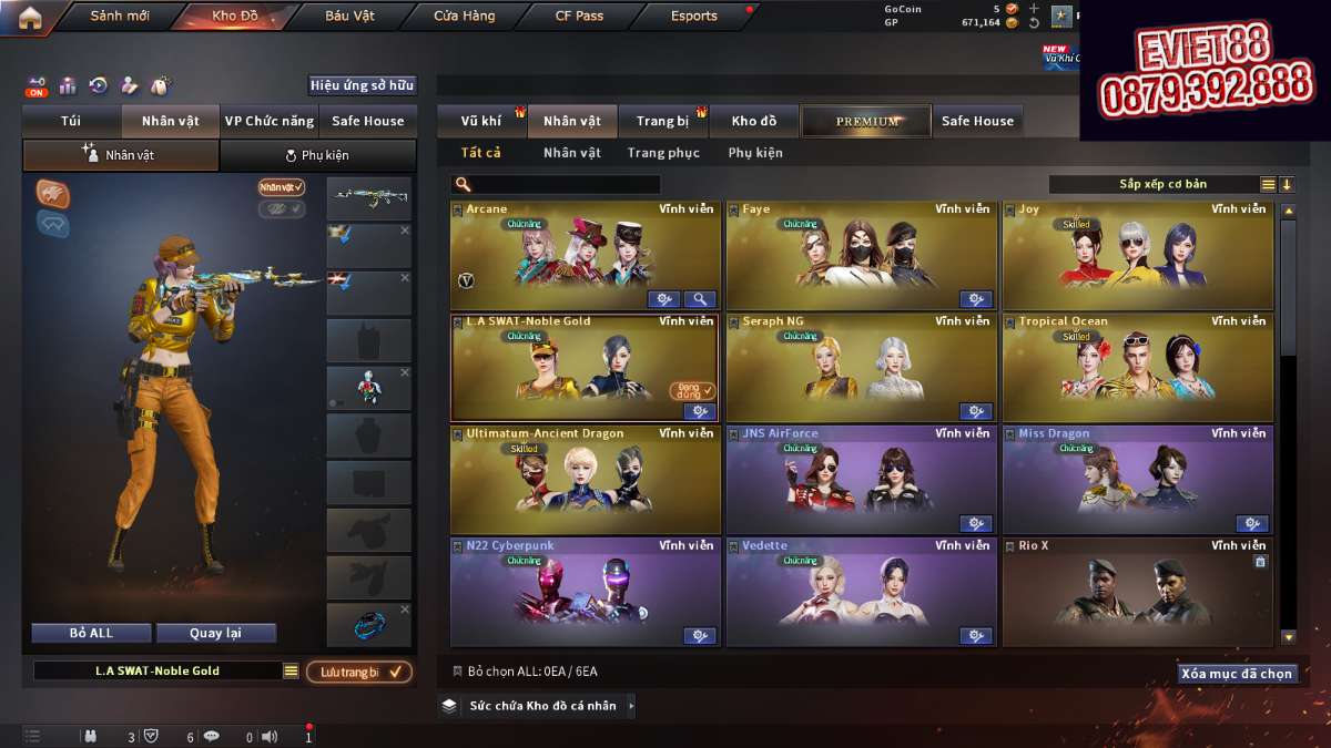 shop acc cf uy tin gia re